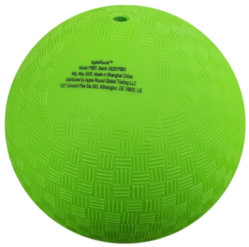 AppleRound 8.5-inch Dodgeball Playground Balls, Pack of 4 Balls with 1 Pump, Official Size for Dodge Ball, Handball, Camps and Schools (Multicolor) - Image 5